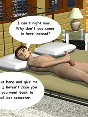 Slim hungry  mom capables upwardly for the shaft of her defenseless son
